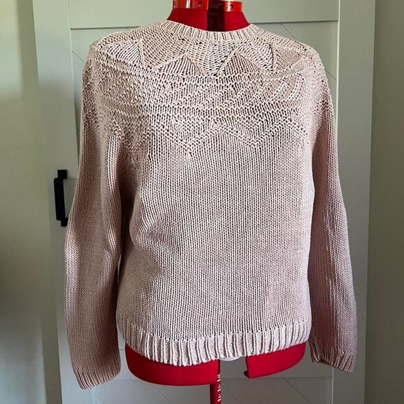 J. Crew Sweaters - J crew vintage hand knit linen cotton blendnsweater